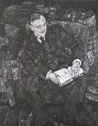 Egon Schiele Portrait of Dr.Franz Martin Haberditzl oil painting